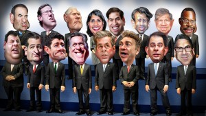 Republikaner - Debatte TV-Debatte -Primaries Vorwahlmarathon